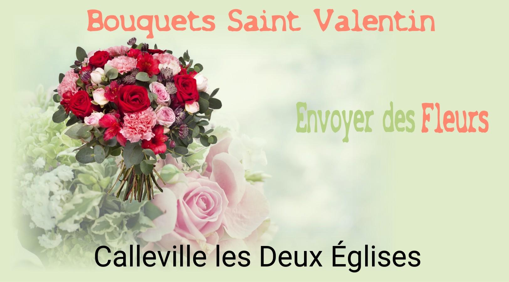Roses de Saint-Valentin livrées à Calleville-les-Deux-Églises